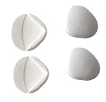 Nurgakaitse BabyDan BD501351, valge v., 4 tk