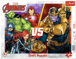 Pusle Trefl Marvel The Invincible Avengers Team 31427, 28.5 cm x 36.5 cm, 25 tk, mitmev&auml;rviline