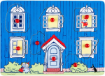 Puidust pusle Moomin Moominhouse, mitmev&auml;rviline