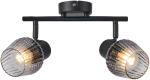 Valgusti lagi Candellux Lighting Mitura 92-45416, E27, 2 x 40 W, must v. / must v.