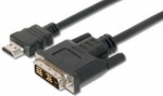 Adapter 2direct CH0004 HDMI - DVI-D HDMI male, DVI-D male, 2 m, must v.