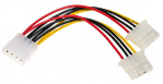 Adapter Akyga Molex x2 / Molex 4 pin Molex x 2, 4 pin Molex female, 0.15 m