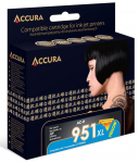 Printerikassett Accura Ink Cartridge HP, kollane v.