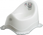 Laste WC pott Maltex Bear, valge/hall
