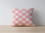Dekoratiivpadjap&uuml;&uuml;r Mioli Decor 1106, valge/roosa, 43 cm x 43 cm
