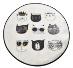 Vannitoa p&otilde;randamatt Foutastic Cutie 359CHL4131, mitmev&auml;rviline, 100 cm x 100 cm, &Oslash; 100 cm