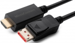 Juhe MicroConnect DisplayPort to HDMI 1 x DisplayPort 1.4 Male, HDMI male, 3 m, must v.