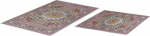 Vannitoamattide komplekt Foutastic 299ANR1585, mitmev&auml;rviline, 150 cm x 60 cm