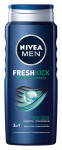 Kehapesugeel Nivea Fresh Kick, 400 ml