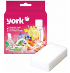 Puhastusk&auml;sn York Magic Sponge 013300, valge v., 2 tk