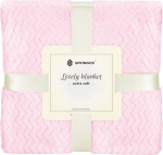 Pleed Springos Lovely Blankets Extra Soft, roosa, 130 cm x 180 cm