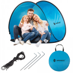 &Uuml;hekohaline telk Springos PT002, sinine v., 120 cm x 150 cm x 110 cm