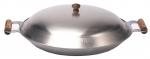 Praepann kaanega GrillSymbol Cataplana, teras, 45 cm, h&otilde;be