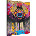 Maalimine numbrite j&auml;rgi Artgeist Peacock Composition KR42, mitmev&auml;rviline, 40 x 60 cm