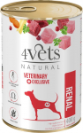 M&auml;rg koeratoit 4Vets Natural Veterinary Exclusive Renal, 0.4 kg