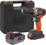 Akukruvikeeraja-trell koos akuga Black & Decker CD003MEM2K-QW, 18 V, 2 Ah/4 Ah