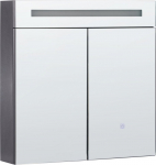 Peegelkapp Beliani Jaramillo, must v., 12 cm x 60 cm x 60 cm