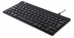 Juhtmega arvutiklaviatuur R-Go Tools Compact Break AZERTY, Belglane, must v.