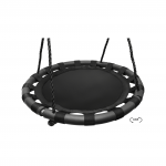 Pesakiiged lastele 4IQ, 60 cm, 180 cm, must v.