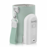 Lutipudelisoojendi Lionelo Thermup Go Evo, roheline v., 8 cm x 15 cm