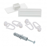 Laekarniisi tarvikute komplekt PVC I 1,8 m, valge v.