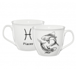 Tass Ambition Zodiac Pisces, valge v./must v., 0.55 l
