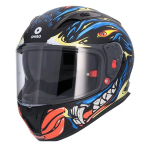 Mootorratta kiiver Shiro SH-605 RAPAZ, XL (61-62 cm), sinine/must