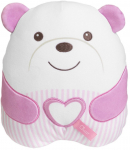 Pehme m&auml;nguasi karu Chicco First Dreams, valge v./roosa v., 25 cm