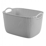 Hoiukorv, esemete hoidmiseks Curver Knit, 19 l, hall v., 40 x 30 x 23 cm