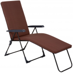 &Otilde;ue lamamistool Patio Barletta Black Edition H047-04PB, pruun v./must v., 144 cm x 58 cm x 59 - 102 cm