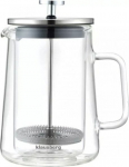 Kohvikann French Press Klausberg KH-7685, 0.6 l, l&auml;bipaistev v.