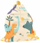 Jalan&otilde;ude kott Miniland Jungle, mitmev&auml;rviline, 35 cm x 29 cm x 1 cm