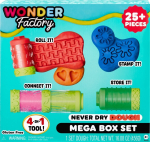 Plastiliini komplekt, koos tarvikutega MGA Wonder Factory, mitmev&auml;rviline, 456 g