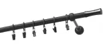 Kardinapuu Olimp Walec, 150 cm, &Oslash; 19 mm, must v.