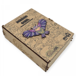 Puidust pusle PuzzleOK Magic Owl, 29.4 cm x 28 cm, 69 tk, mitmev&auml;rviline