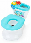 Laste WC pott Baby Einstein 2in1 Geared For Success, sinine v./valge v., 39 cm x 35 cm x 26 cm