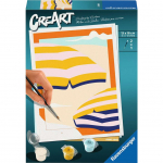 Maalimine numbrite j&auml;rgi Ravensburger CreArt Sunny Times, sinine v./kollane v./oranž v., 13 x 18 cm