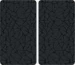 L&otilde;ikelaudade komplekt Kesper 87644, must v., 52 cm x 30 cm