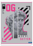 Vihik Lastva Trend Setter, ruuduline, A4, 52 lehte, (v&auml;rv/disain valitakse juhuslikult)