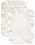 Lauamatt Homla Kalira 244235, 48 cm x 35 cm, 2 tk, Valge v.
