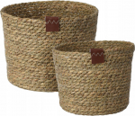 Korvide komplekt, esemete hoidmiseks Home Styling Collection 13950005, pruun v., 20 x 20 x 15 cm