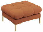 Tumba Cosmopolitan Design Bali Neve 52, kuld v./telliskivi punane v., 60 cm x 60 cm x 41 cm