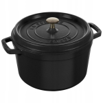 Emailitud malmpott Staub La Cocotte, &Oslash;24 cm, 4.8 l, must v.