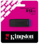 USB m&auml;lupulk Kingston Data Traveler Exodia G2, must v./lilla v., 512 GB