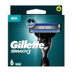 Raseerimispea Gillette Mach 3, 6 tk