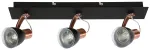 Valgusti lagi Candellux Lighting Markus 93-35608, GU10, 3 x 50 W, must v. / vask v.