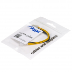Adapter Akyga AK-CA-12 P4, Molex, 0.15 m, mitmev&auml;rviline