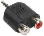 Adapter OEM 3.5mm To RCA 11604 3.5 mm male, RCA female x 2, must v.