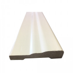 Uksepiire, 220 cm x 6.8 cm x 1.4 cm, valge v.