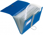 Kummiga kaust Herlitz Easy Orga, A4, 12 tk Sinine v.